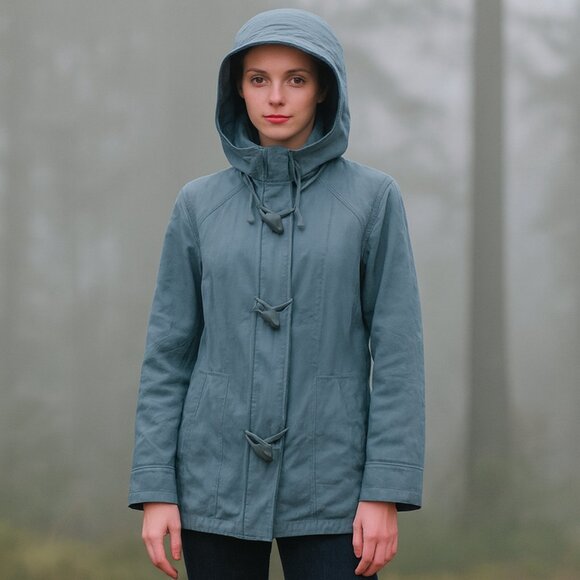 Classic Elements Jackets & Blazers - Classic Elements Jacket Womens L Blue Detachable Hood Vintage 90s